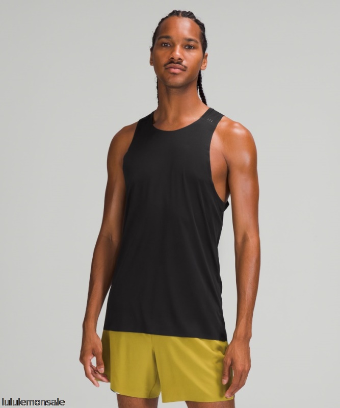 Lululemon Deutschland DELULU971 | Schwarzes Schnelles Und Kostenloses Singlet